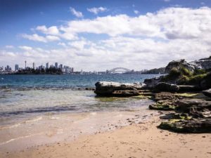 Milk Beach is great for a swim in Sydney Harbour